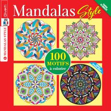 Mandalas Style n°11 - 100 motifs à colorier - couverture