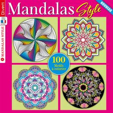 100 motifs à colorier dans ce nouveau magazine de Mandalas Style - Petit Format - Achat magazine sur Divertistore