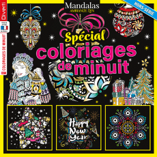 Exprimez votre talent pour colorier tous les mandalas de ce nouveau numéro de Mandalas Ambiance Zen de Diverti Editions