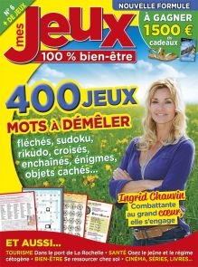 Mes Jeux Bien-Être 6 - 400 jeux - Mots à démêler, Fléchés, Sudoku, Croisés.... - Magazine de Diverti Editions
