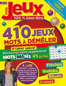 Mes Jeux Bien-Être 6 - 400 jeux - Mots à démêler, Fléchés, Sudoku, Croisés.... - Magazine de Diverti Editions