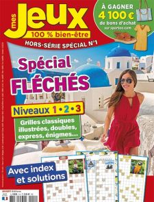 Découvrez Mes Jeux 100% Bien Être spécial mots fléchés : des grilles captivantes pour stimuler votre esprit et améliorer votre bien-être. Détente et plaisir garantis ! -  Achat magazine sur Divertistore