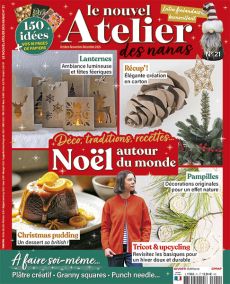 DIY cocooning et déco de Noël : tricot, punch needle, plâtre, upcycling et un voyage en Finlande pour préparer les fêtes en douceur.  Achat magazine sur Divertistore - couverture