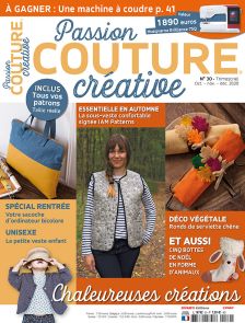 Passion Couture Créative 30 - Chaleureuses créations d'automne - Diverti Editions