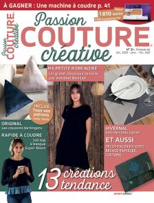 Le magazine Passion Couture Créative n°31 - Vos créations tendances