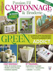 passion fil cartonnage et broderie green addict déco créations