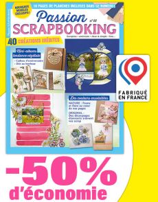 Abonnement 1 AN à -50% - Passion Scrapbooking