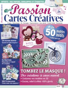 Passion Cartes Créatives n°38 - Diverti Editions - Création de cartes