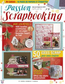 magazine Passion Scrapbooking numéro 71