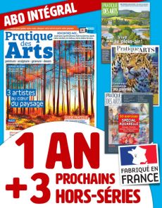 1 AN d'abonnement + 3 HORS-SÉRIES Pratique des Arts