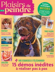 le magazine Plaisirs de Peindre n°82 - Avec un cahier pour réussir les effets de matière Diverti Editions