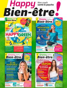 Collection 2020 Happy Bien-être - 4 revues - Diverti Editions