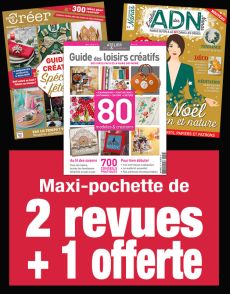 MON HIVER DIY : 2 magazines de loisirs créatifs + 1 revue OFFERTE !