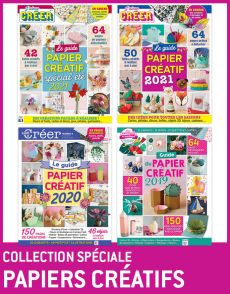 Collection PAPIERS CRÉATIFS - 4 ouvrages DIY pour créer
