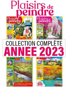 Collection 2021 complète Plaisirs de Peindre 4 numéros collectors