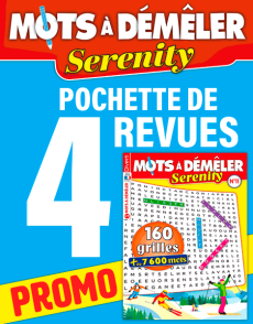 Pack Mots à Démêler Serenity - 4 revues