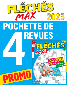 Pack Mots Fléchés MAX 2023 - 4 revues