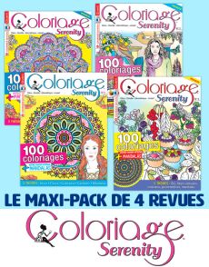 Collection complète 2020 COLORIAGE SERENITY - 4 magazines