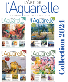 Découvrez la collection 2024 complète du magazine L'Art de l'Aquarelle du numéro 60 au numéro 63 - Diverti Editions sur Divertistore.com