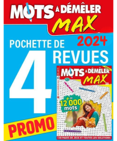 Pack Mots à Démêler Max 2024 - 4 revues