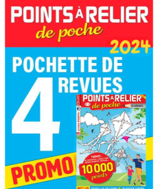 Pack Points à Relier de Poche 2024 - 4 revues