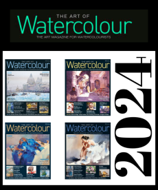 4 Magazines The Art of Watercolour - Discount Collection YEAR 2024 - Available on Divertistore.com