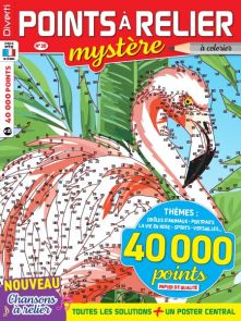 Points à relier mystère 20 - Thèmes : Drôles d'animaux - portraits - la vie en rose - sports - Versailles - Achat magazine sur Divertistore.com