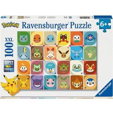 Puzzle Pokémon 100 pièces XXL Ravensburger : un puzzle coloré et facile avec vos Pokémon préférés. Achat produit sur Divertistore.com