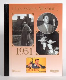 Les années mémoire - 1951 - Editions Notre Temps - Achat livre sur Divertistore - Anniversaire 70 ans en 2021