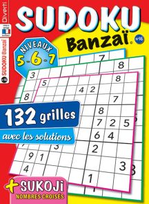 Sudoku Banzaï 12 - Avec 132 grilles et toutes les solutions Diverti Editions