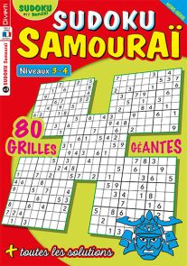 Sudoku Samouraï - Hors-série 01 Sudoku Banzaï - magazine de Diverti Editions