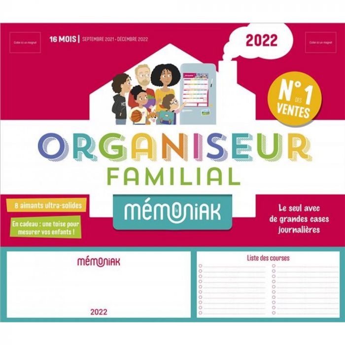 Mémoniak : agenda familial maman solo : de septembre à décembre (édition  2022/2023) - Nesk - Editions 365 - Papeterie / Coloriage - Librairie  Passages LYON